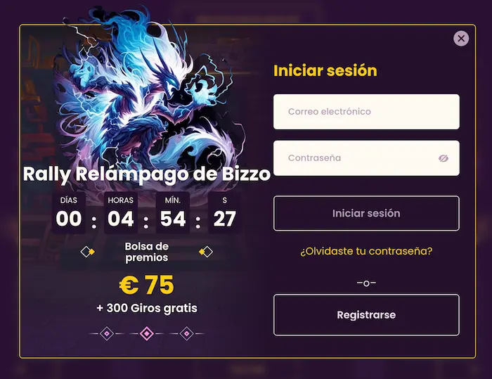 Bizzo Casino Login